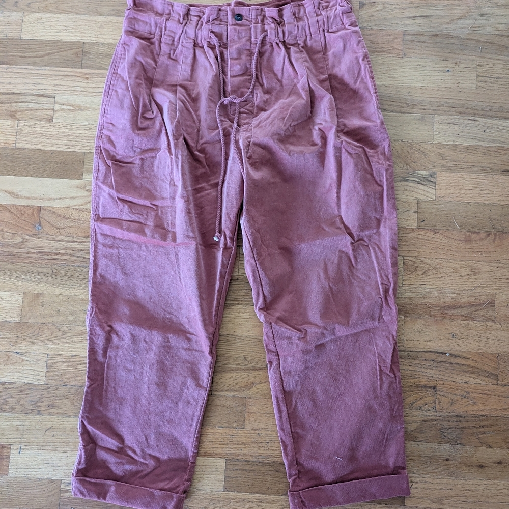 Pink Paperbag Pants